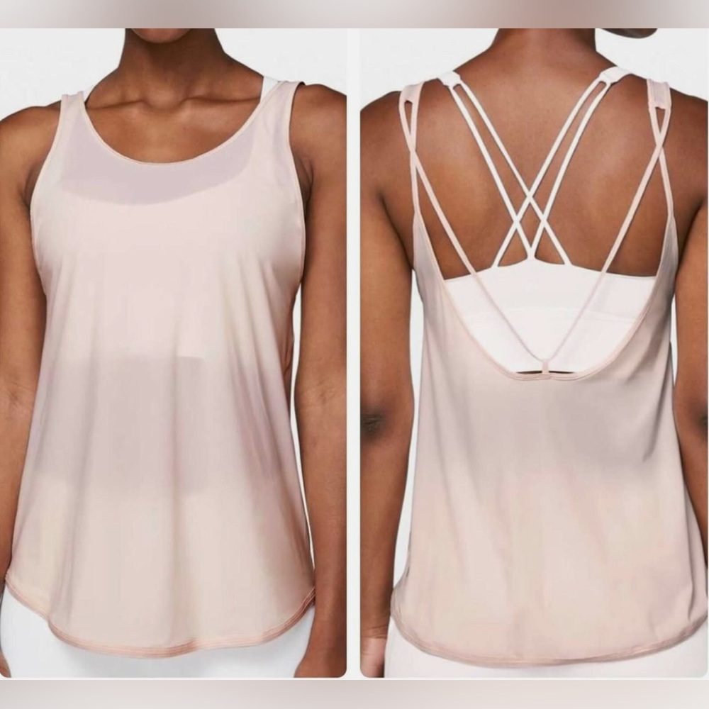 Lululemon Light Pink Women's Scoop Neck Tank Top size  8